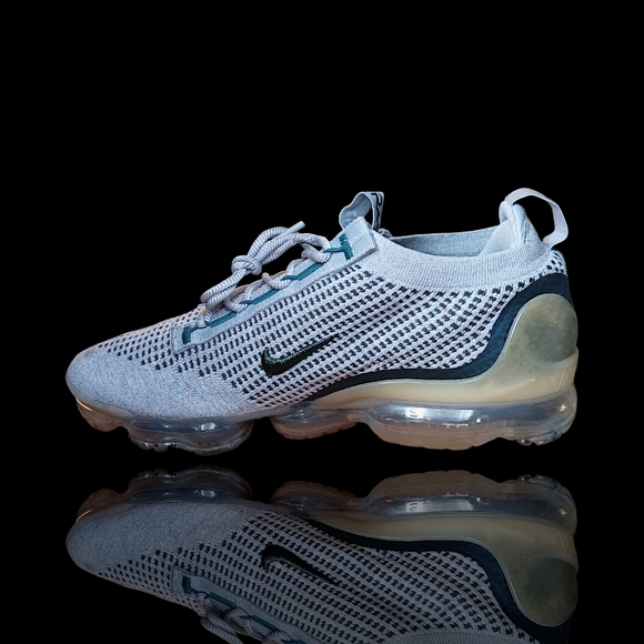 Nike Air Vapormax 2021 FK SE Light Bone Teal Phantom DN3074-001 Men's 10.5 VGUC - Picture 10 of 14